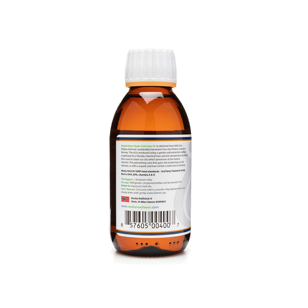 ROSITA EXTRA VIRGIN COD LIVER OIL (EVCLO) LIQUID