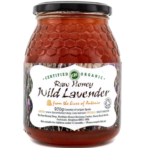 RAW ORGANIC WILD LAVENDER HONEY