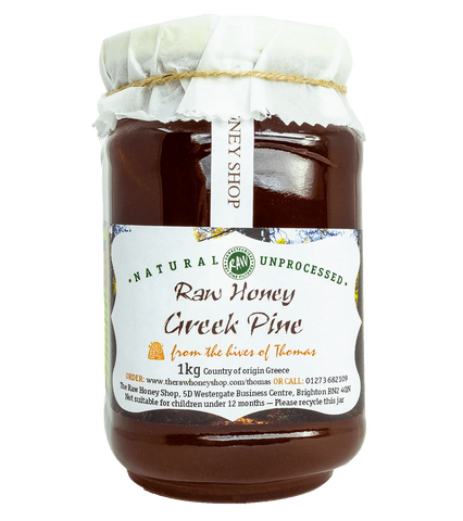 RAW ORGANIC GREEK PINE HONEY