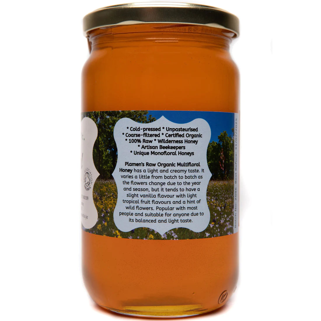 RAW ORGANIC MULTIFLORAL HONEY