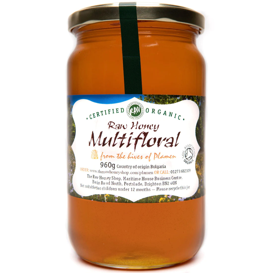 RAW ORGANIC MULTIFLORAL HONEY