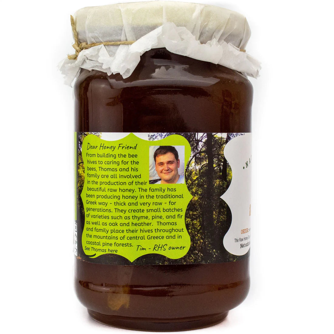 RAW ORGANIC GREEK PINE HONEY