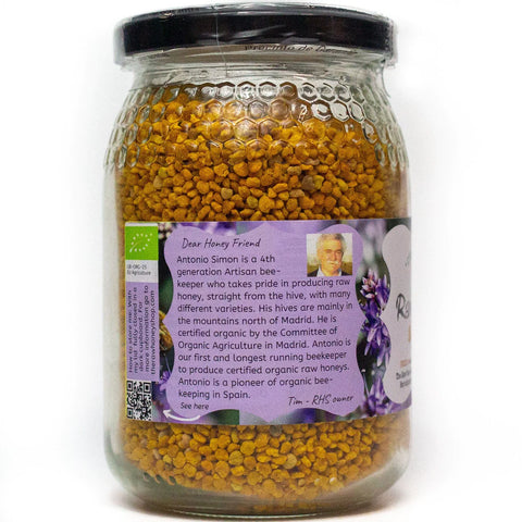 RAW ORGANIC MULTIFLORAL BEE POLLEN