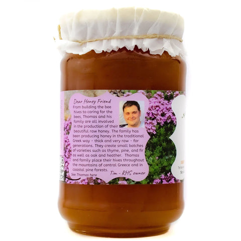 RAW ORGANIC GREEK THYME HONEY