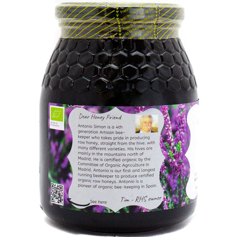 RAW ORGANIC HEATHER HONEY