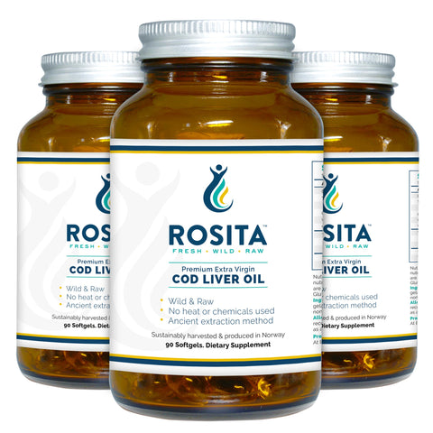 ROSITA EXTRA VIRGIN COD LIVER OIL (EVCLO) SOFTGELS