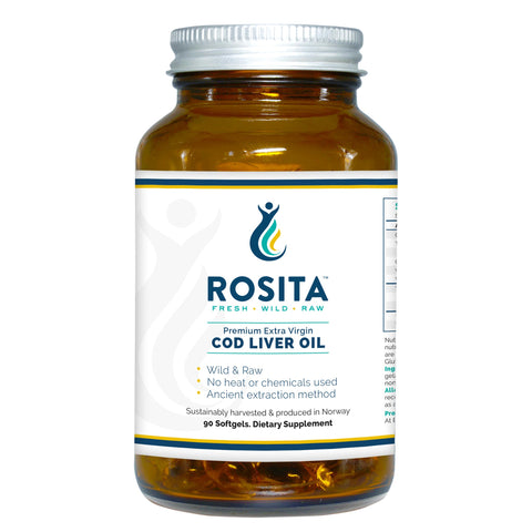 ROSITA EXTRA VIRGIN COD LIVER OIL (EVCLO) SOFTGELS